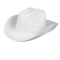 Kovbojský klobouk bílý rodeo